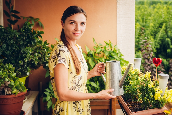 A balcony garden can spice up your condo design.